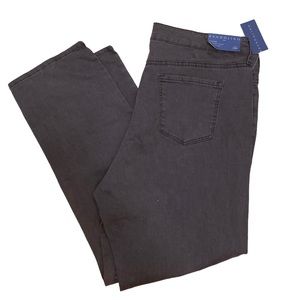 Woman dark brown jeans 18W